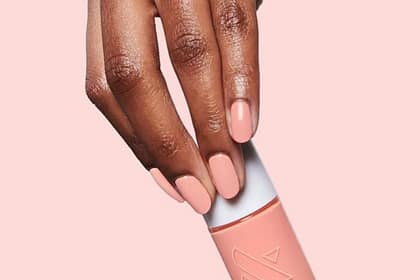 Beautiful pink nail polish